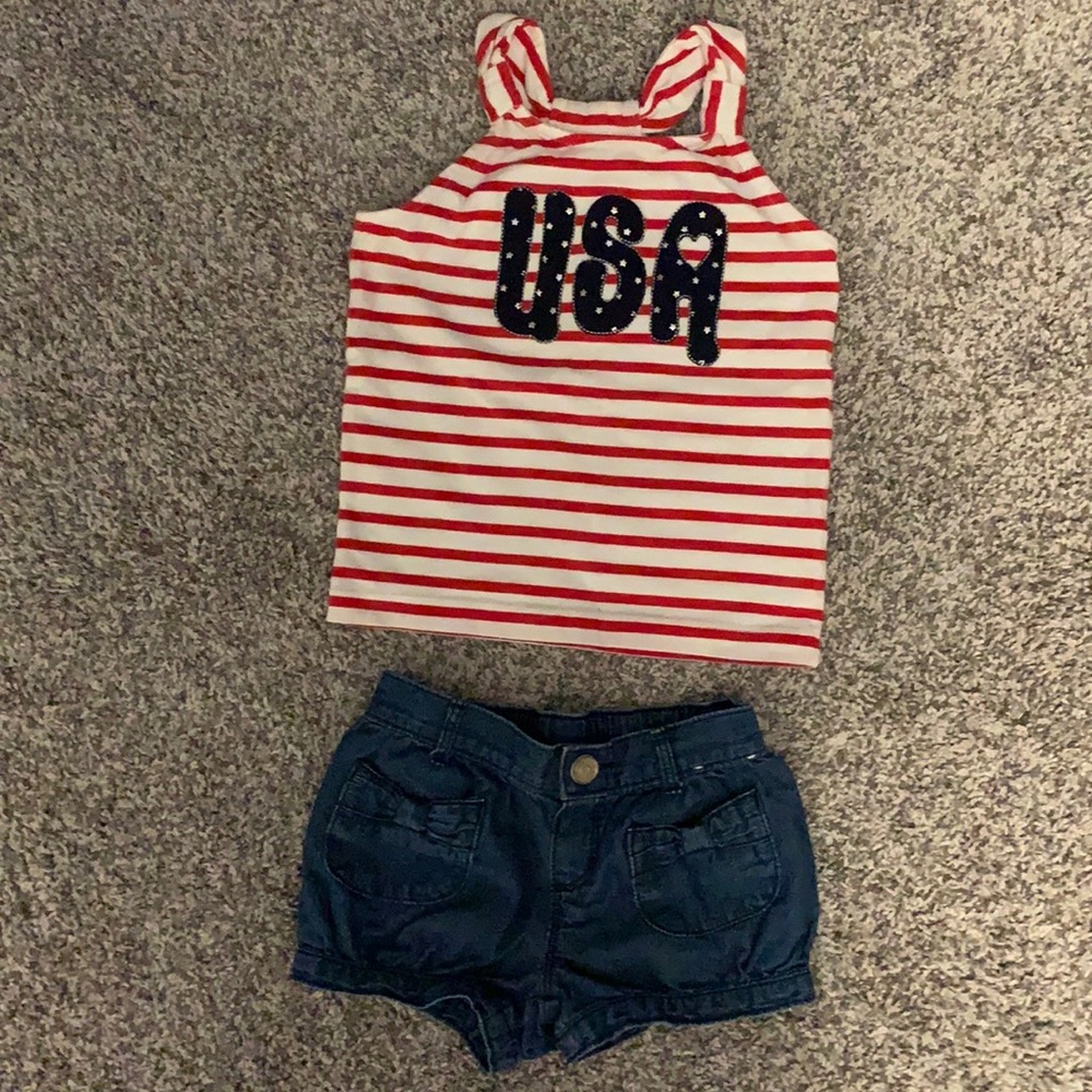 Gymboree Toddler Girls 4th of July Outfit